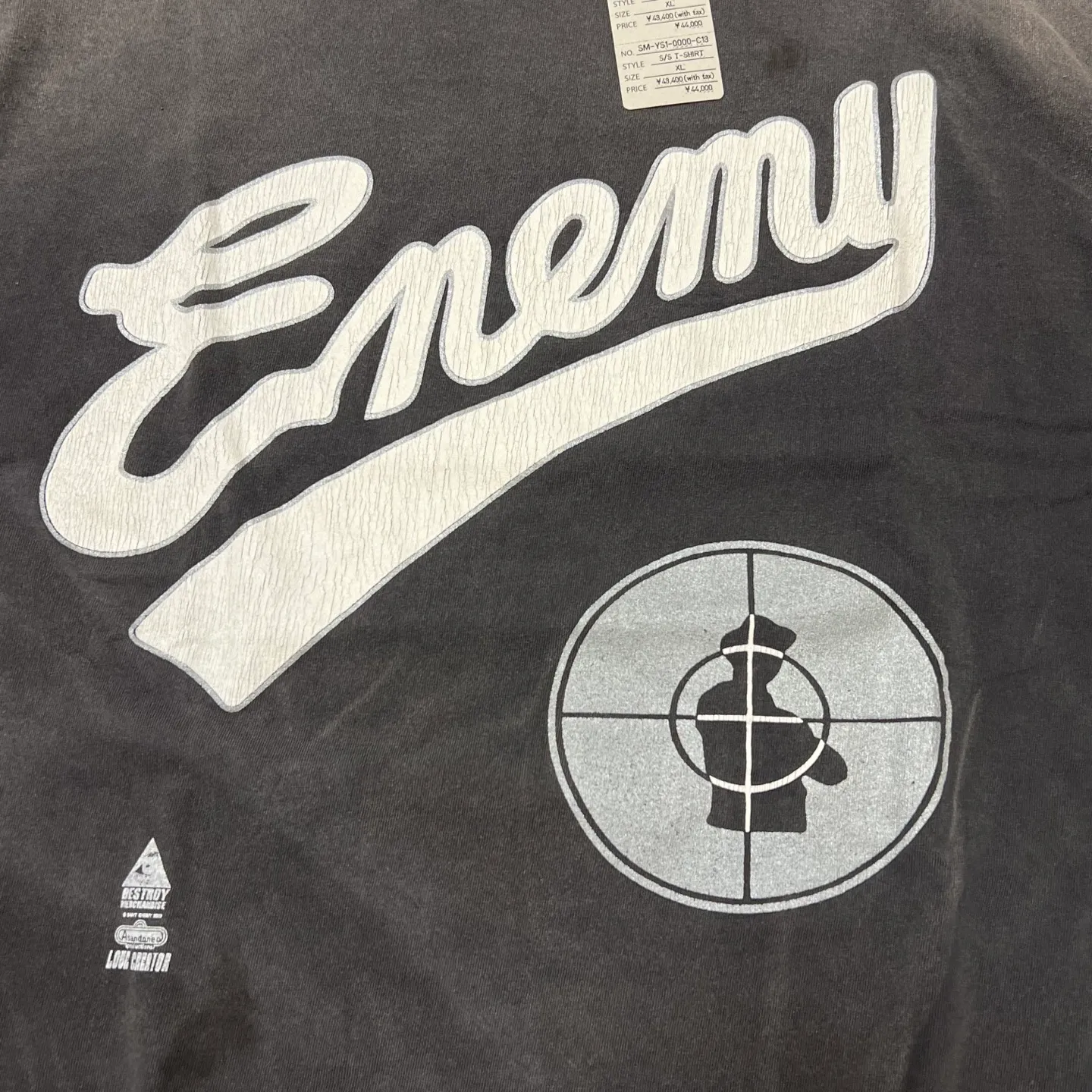 Public ENEMY Original co-branded main mark/wash mark/with little angel anti-counterfeiting mark